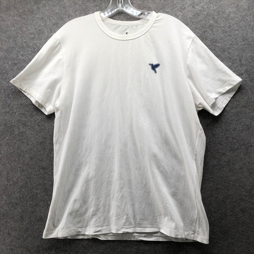 Birddogs Graphic Tee Shirt Mens XL White Short Sleeve Cotton Stretch Performance